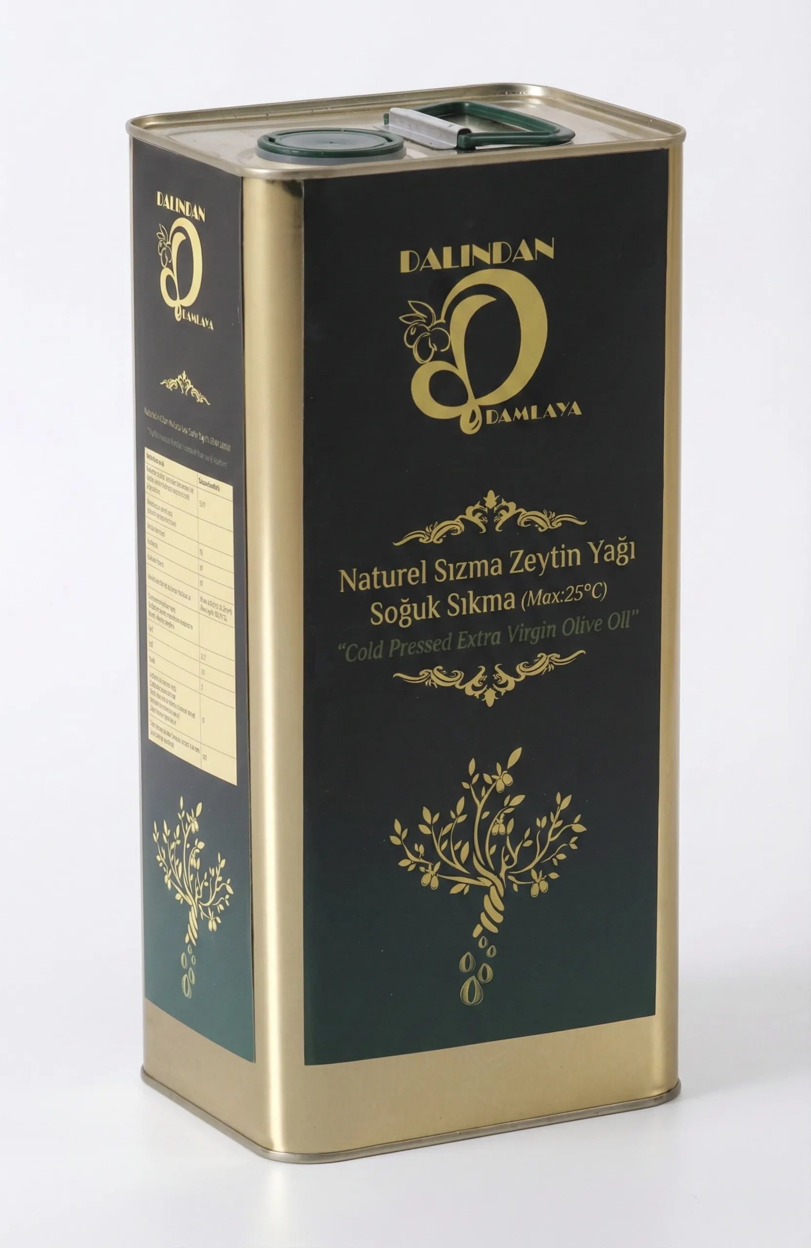 OZP Product Cold Pressed Extra Virgin Olive Oil 5 Liters Bulk